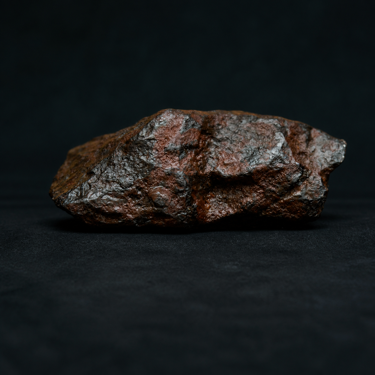 Mundrabilla Iron Meteorite Fragment — 3 g, Western Australia, meteorite specimen, front view.