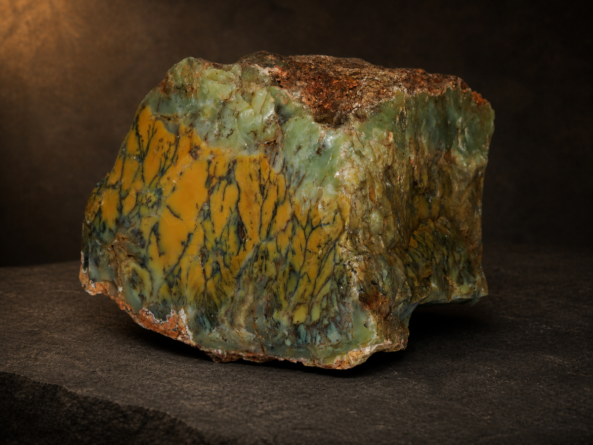 Dendritic Opalite Specimen — Mineral Forest II, 171 g, mineral specimen, alternate view.