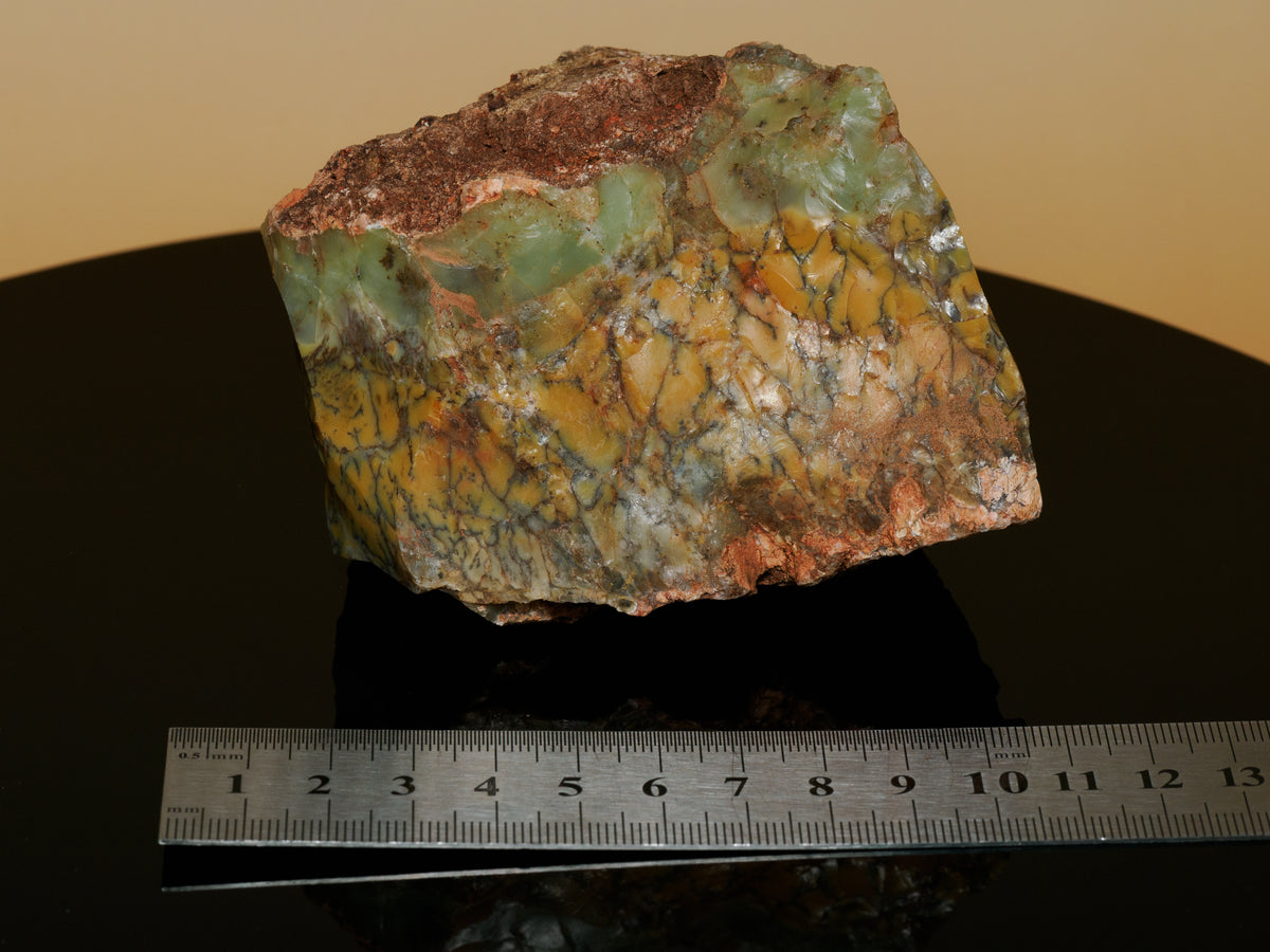 Dendritic Opalite Specimen — Mineral Forest II, 171 g, mineral specimen, reverse view.