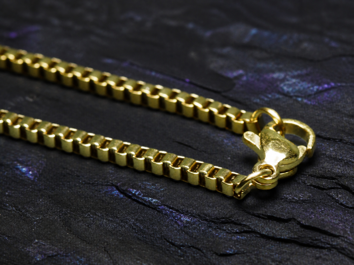Clasp and large box chain for the Abyssal Spiral pendant