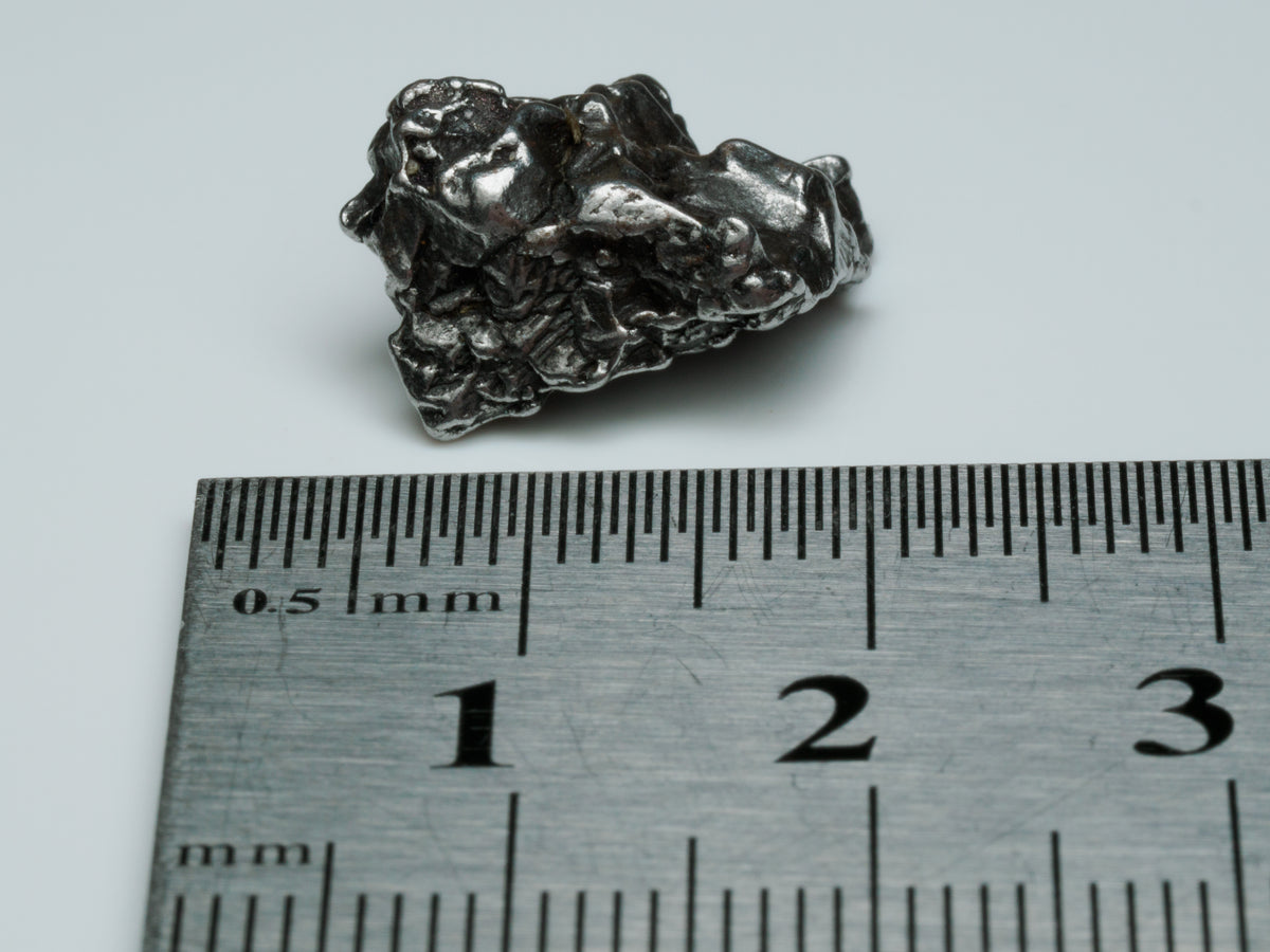 Campo del Cielo — Fragment of the Sky, meteorite specimen, detail view.