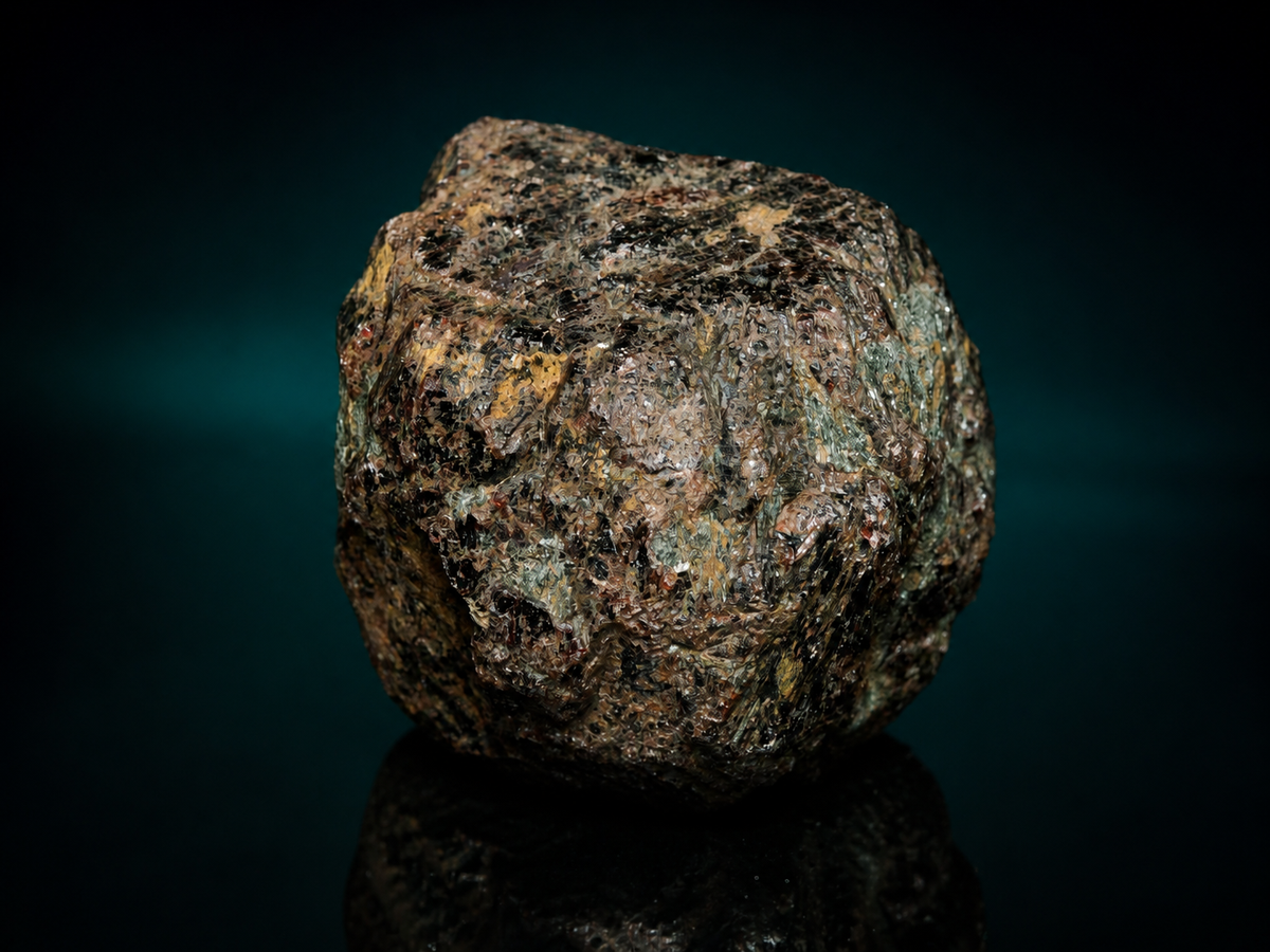 Rough garnet-bearing metamorphic rock from Thackaringa, Broken Hill NSW — view 4