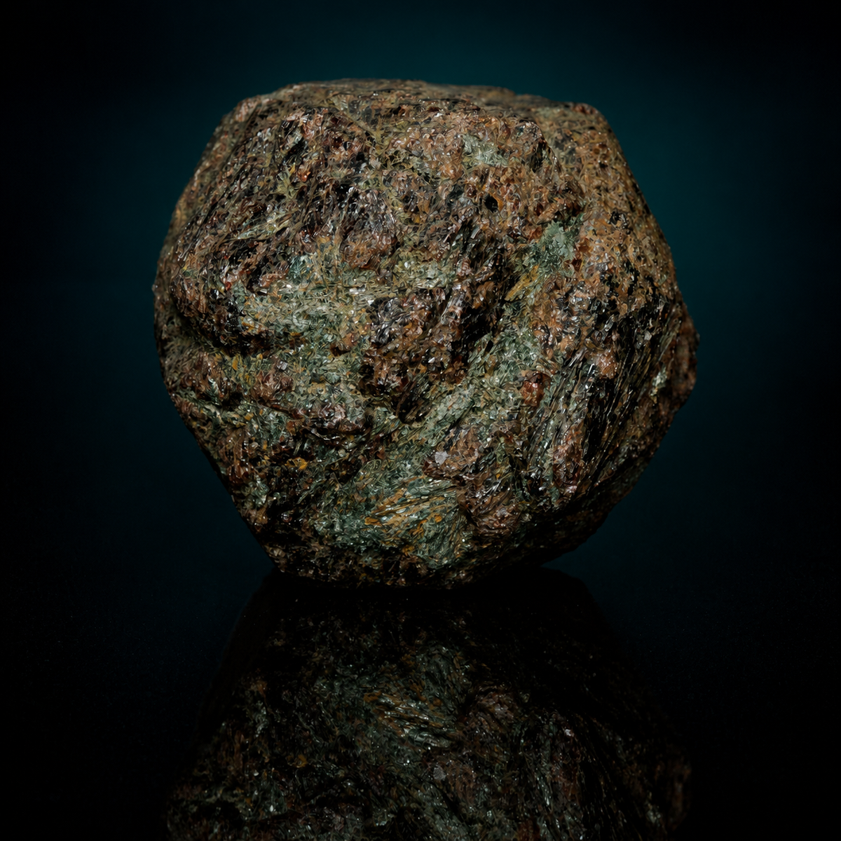 Rough garnet-bearing metamorphic rock from Thackaringa, Broken Hill NSW — view 5
